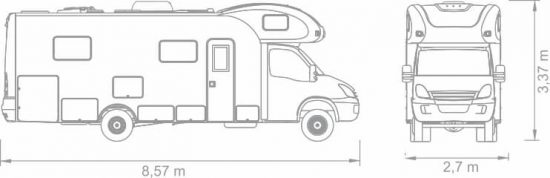 Motorhome Santo Inácio - Motorização/chassis